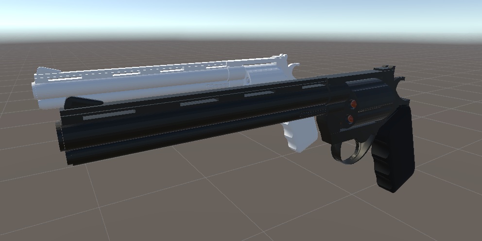 「.44マグナム アナコンダ風リボルバー【Unity / VRChat用3Dモデル】」