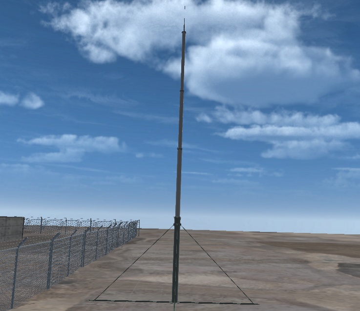 「軍用通信マストセット(八木?+ホイップアンテナ)【無料版あり】」