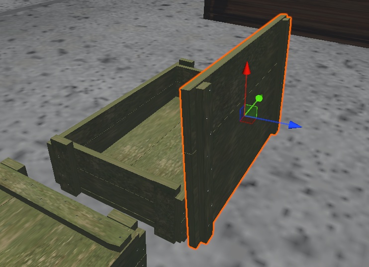 シンプルな弾薬箱(木製)3Dモデル【Unity / VRChat対応】