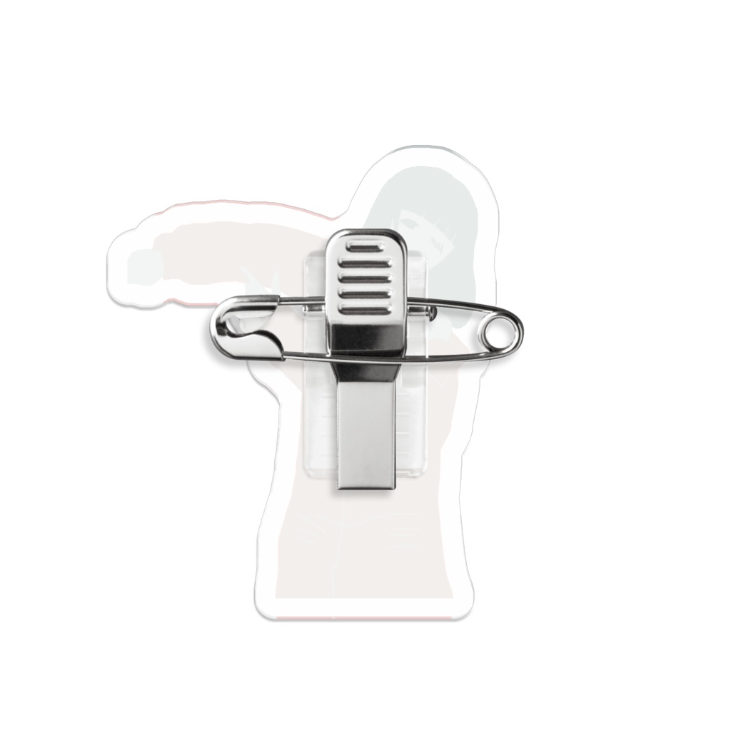 朝だよアクリルバッジ