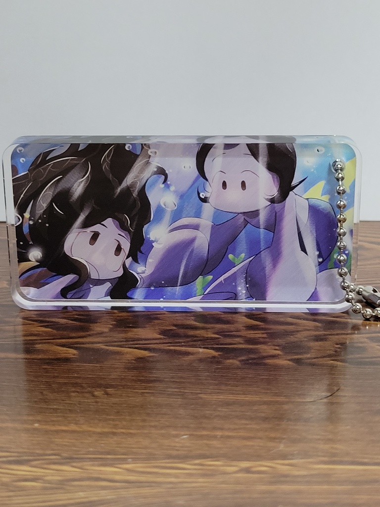 水三アクリルドミノ（ボールチェーン付）