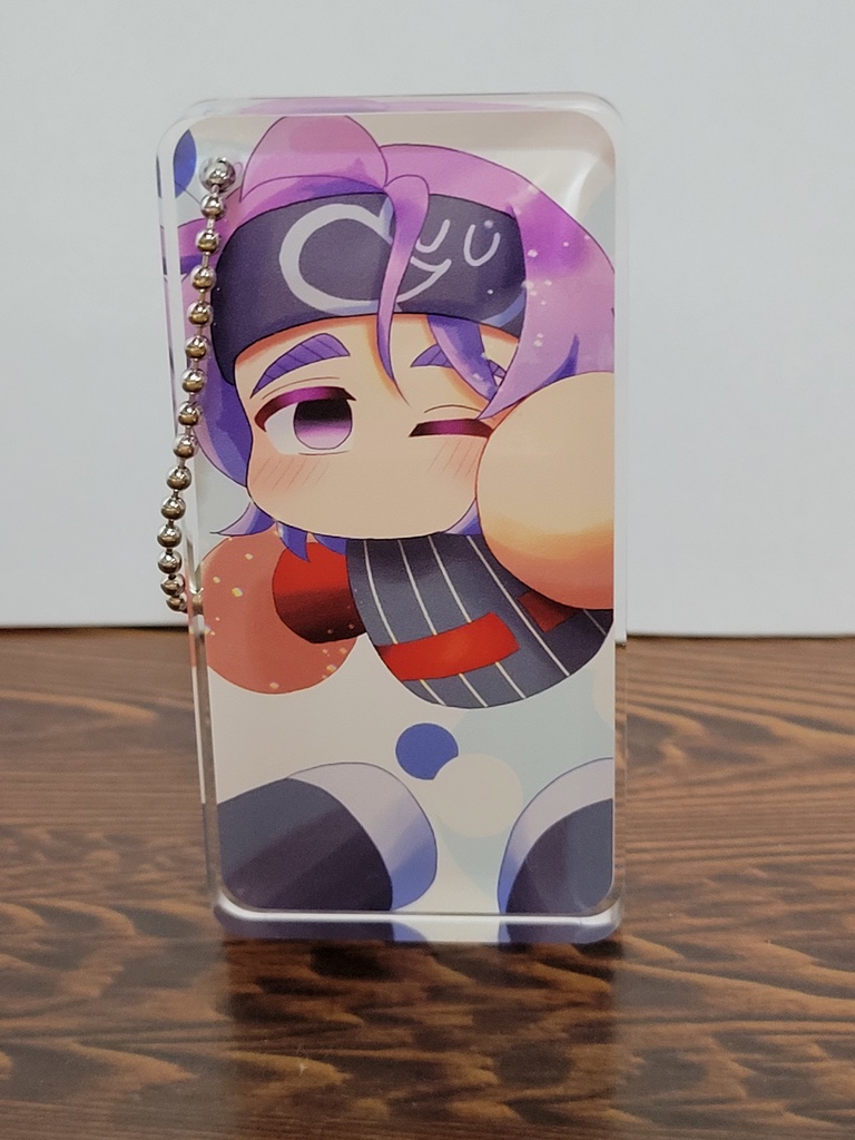 宮田アクリルドミノ（ボールチェーン付）