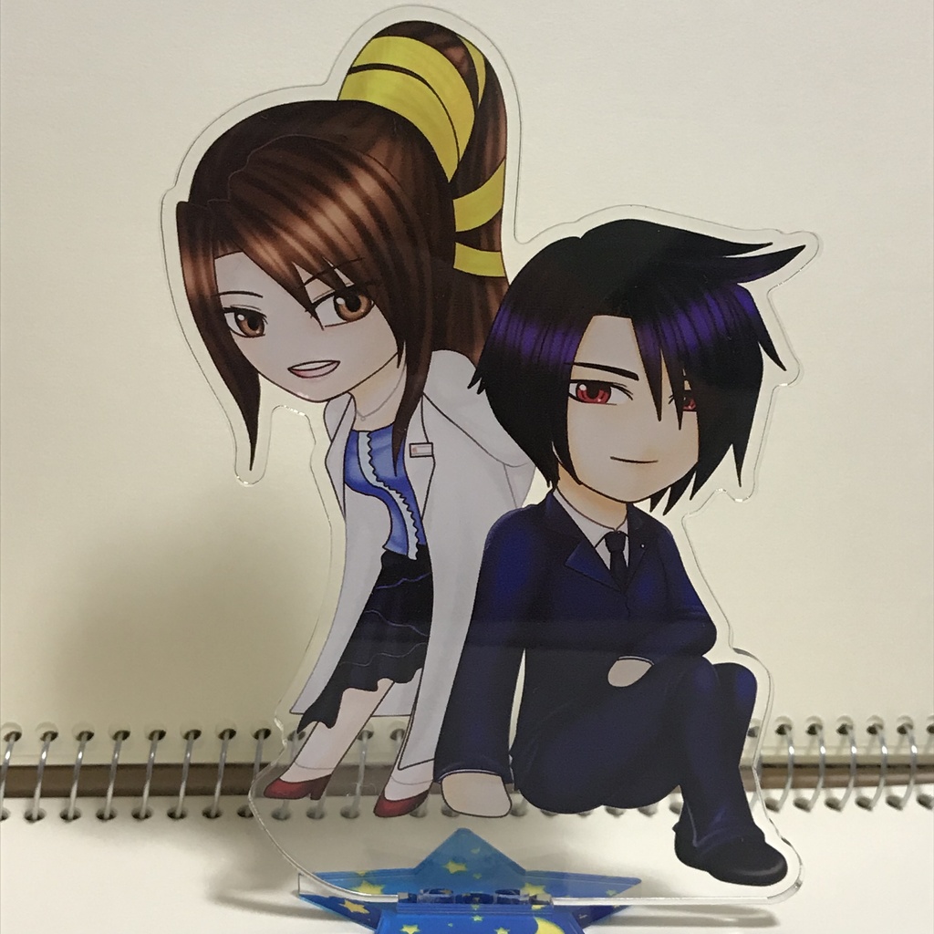 ヴィンセント達のアクスタ ウッドキーホルダー