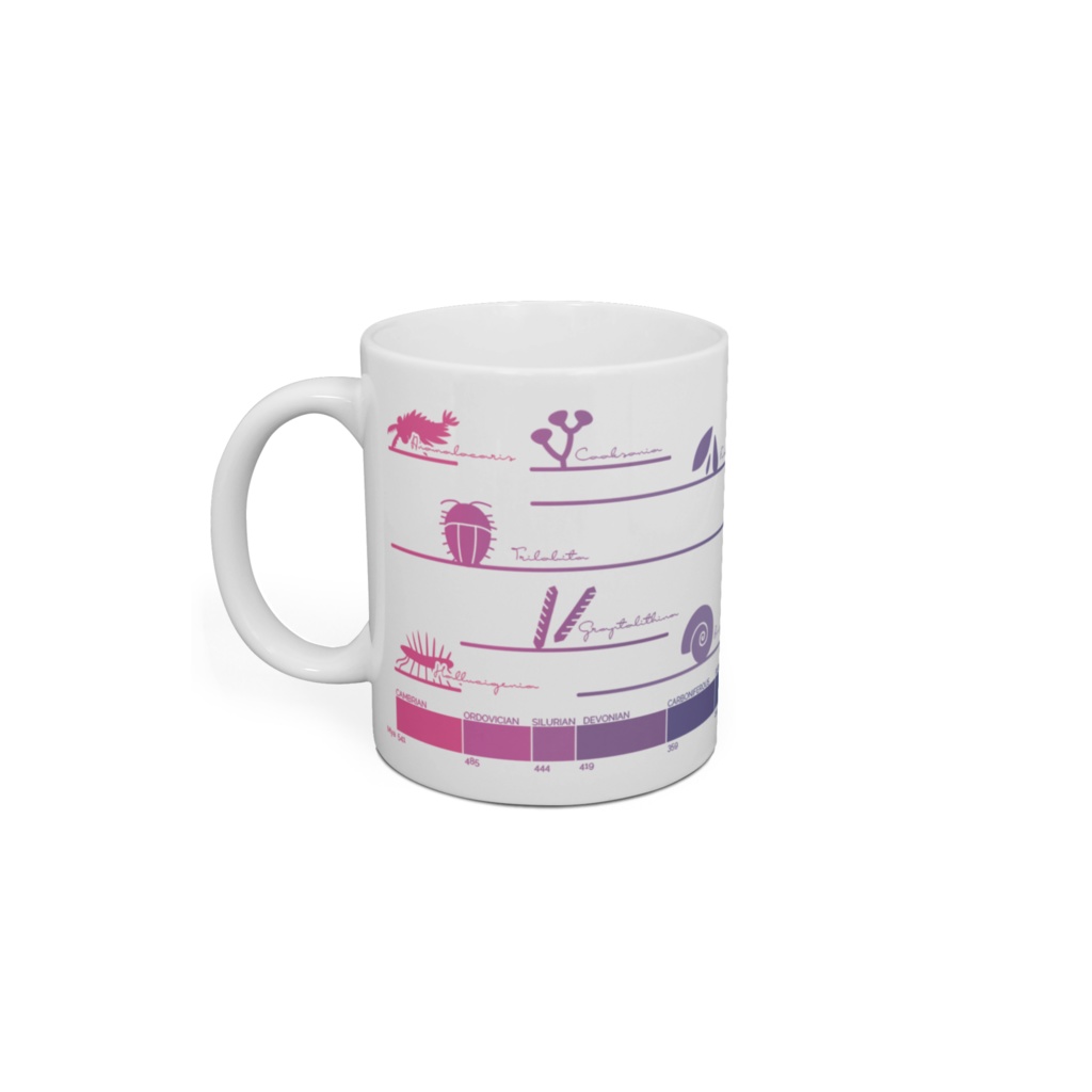 示準化石年表マグカップ