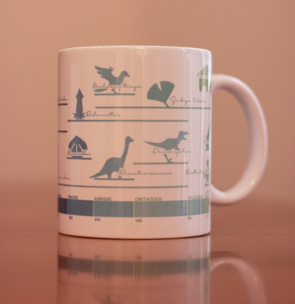 示準化石年表マグカップ