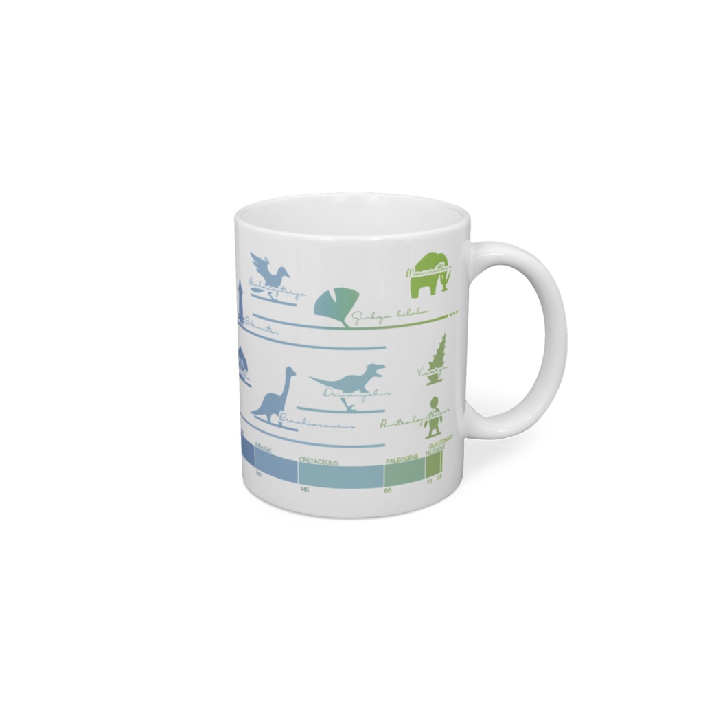 示準化石年表マグカップ