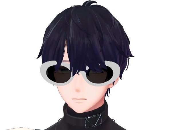 オーバルサングラス(カート・コバーンモデル)【3Dモデル】