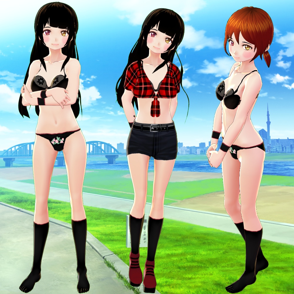 [VRoid] Farmer Girl Set 農家女の子セット