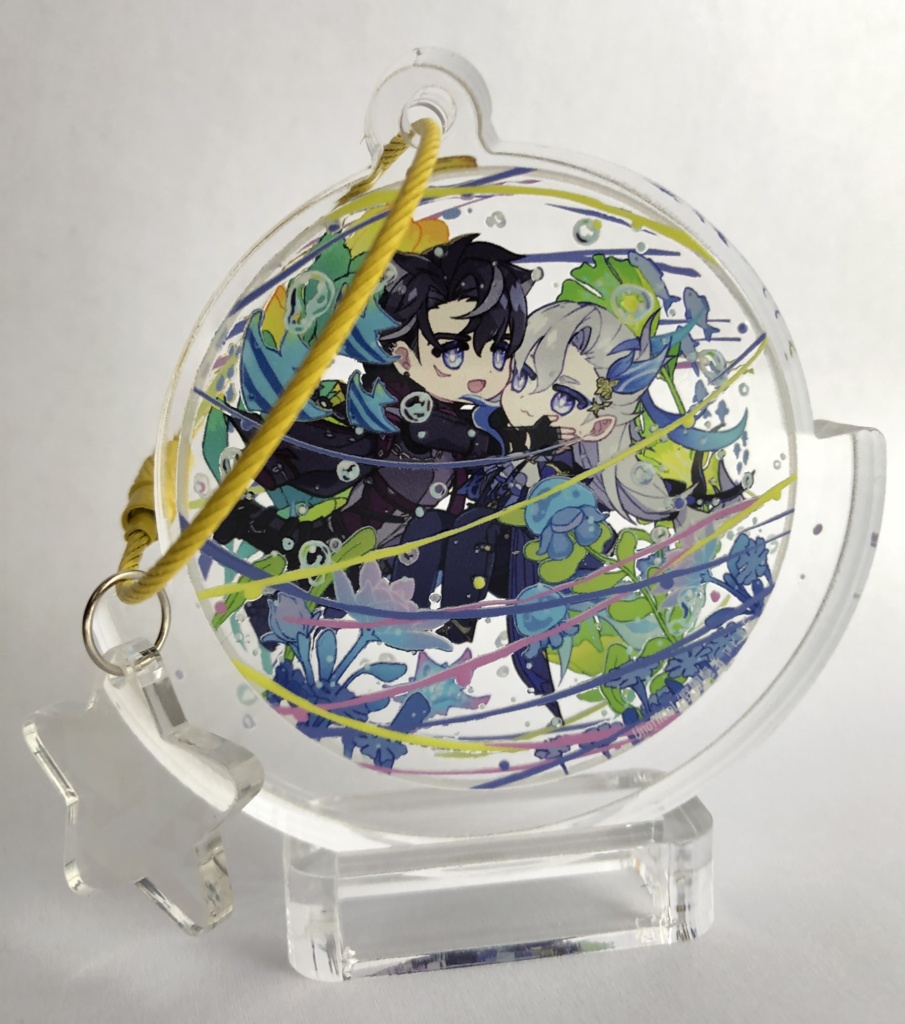 リオヌヴィ水風船風アクリルミニブロック