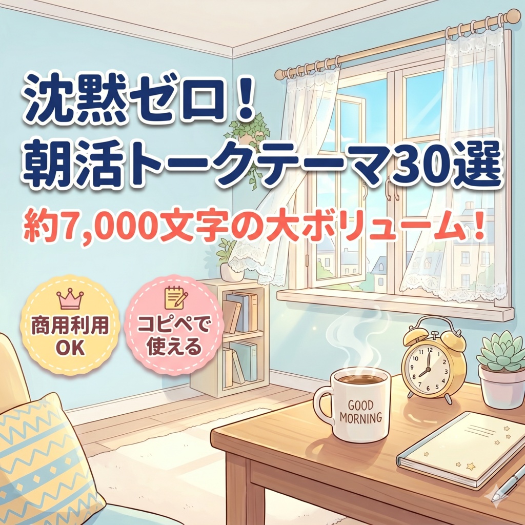 読むだけでOK!朝の挨拶&1分雑談ネタ30選