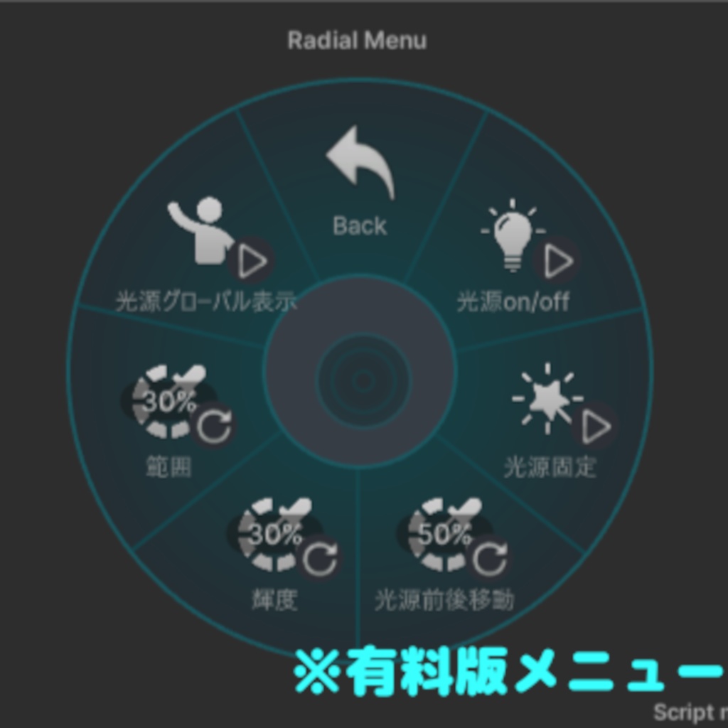撮影用光源(デスクトップ向けギミック)