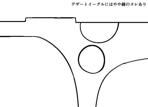 クリスタベクタ素材 拳銃２ ウェブリー フォスベリー オートマチック リボルバー デザートイーグル Clip Studio Paint Vector Materials Webley Fosbery Automatic Revolver Desert Eagle Kurobokuya Booth