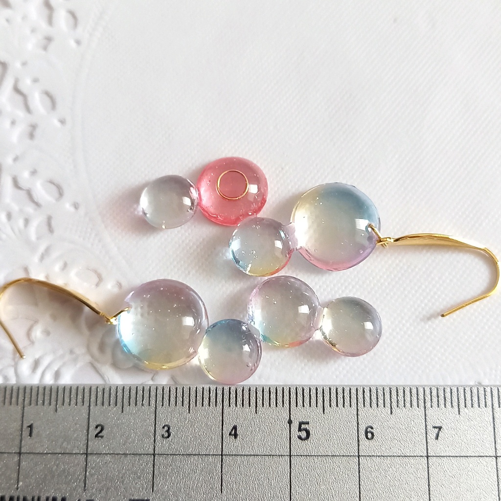 シーザー シャボン玉 ピアス イヤリング(送料込み)