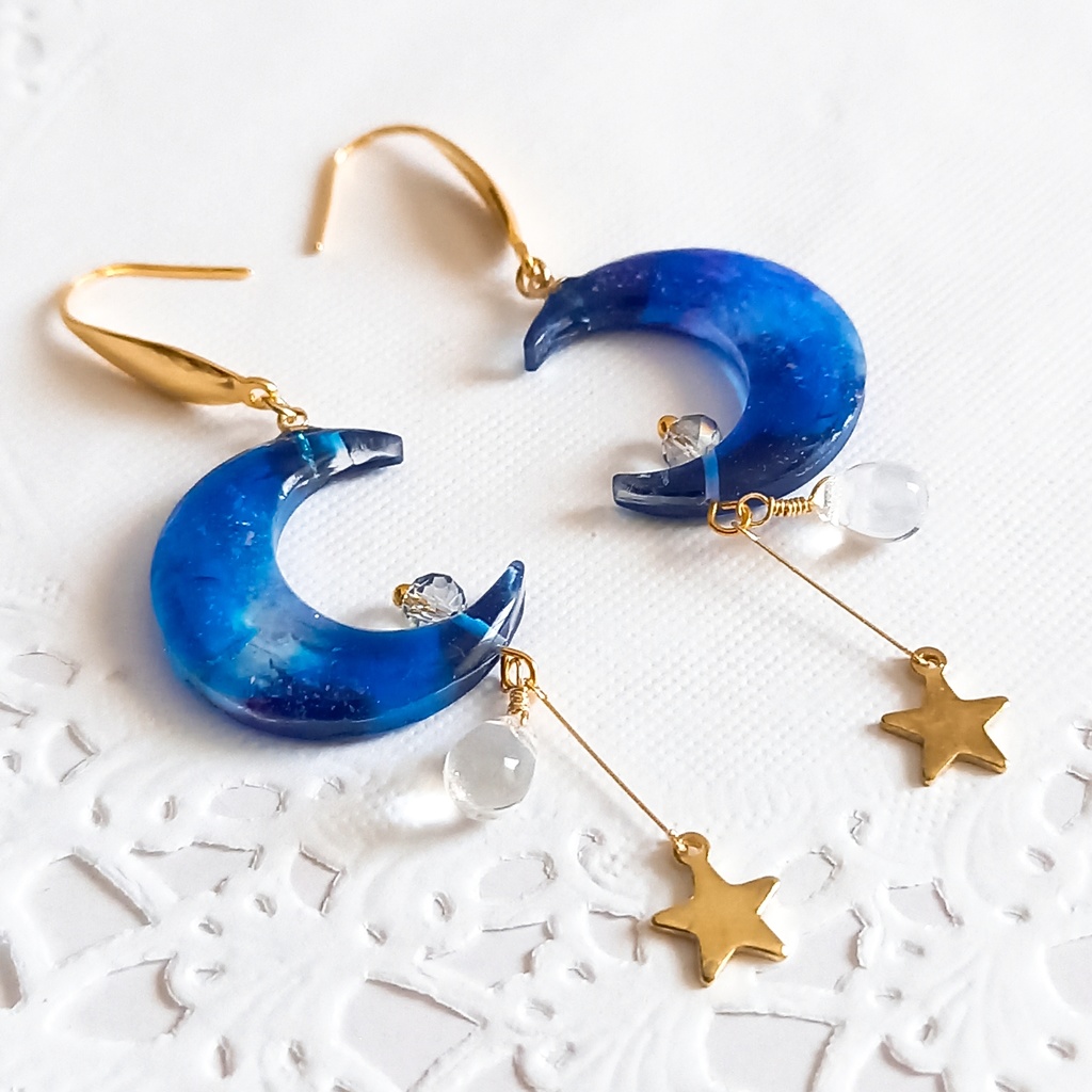 星月夜 ピアス イヤリング(送料込み)