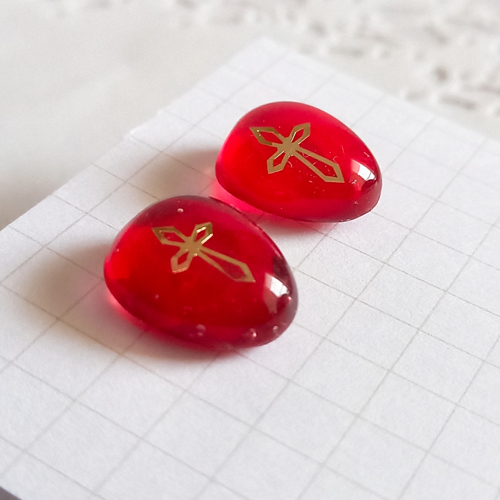 エイジャの赤石 ピアス イヤリング(送料込み)