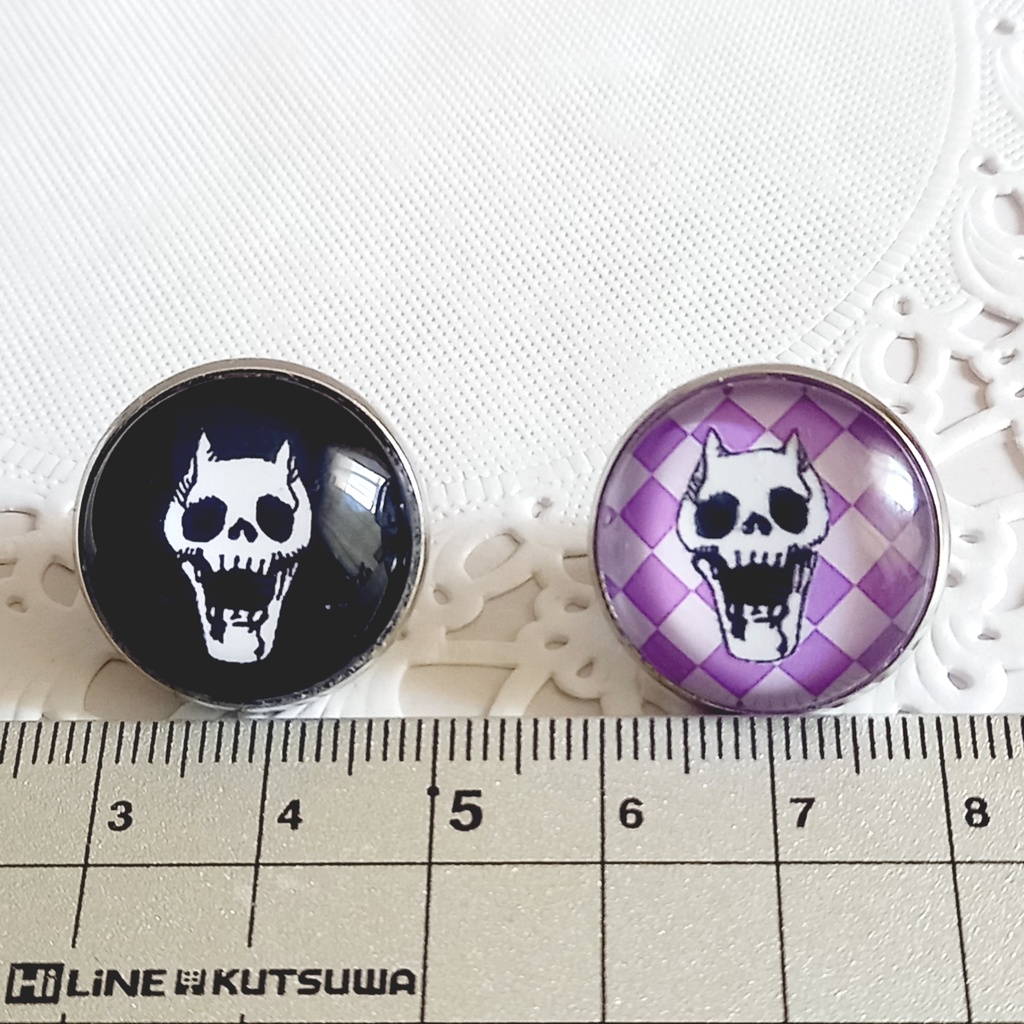 キラークイーン☆パープル ピンバッチ 指輪(送料込み)