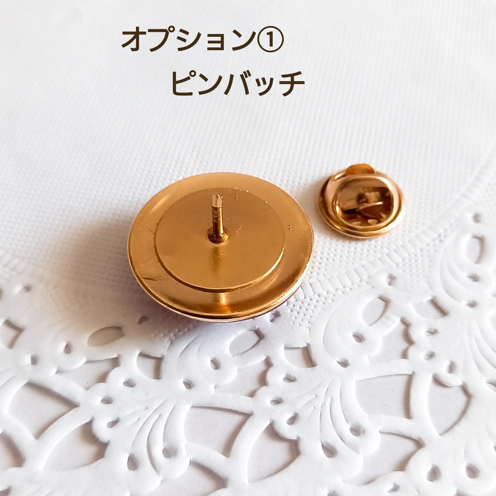 てんとう虫(赤色) ピンバッチ リング