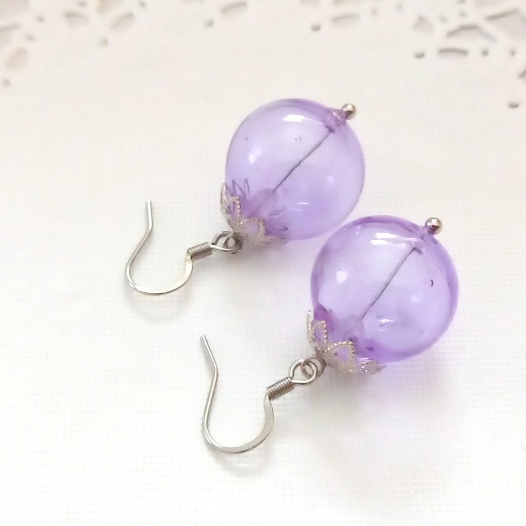 薩摩の奇公子 ガラスのピアス イヤリング(送料込み)