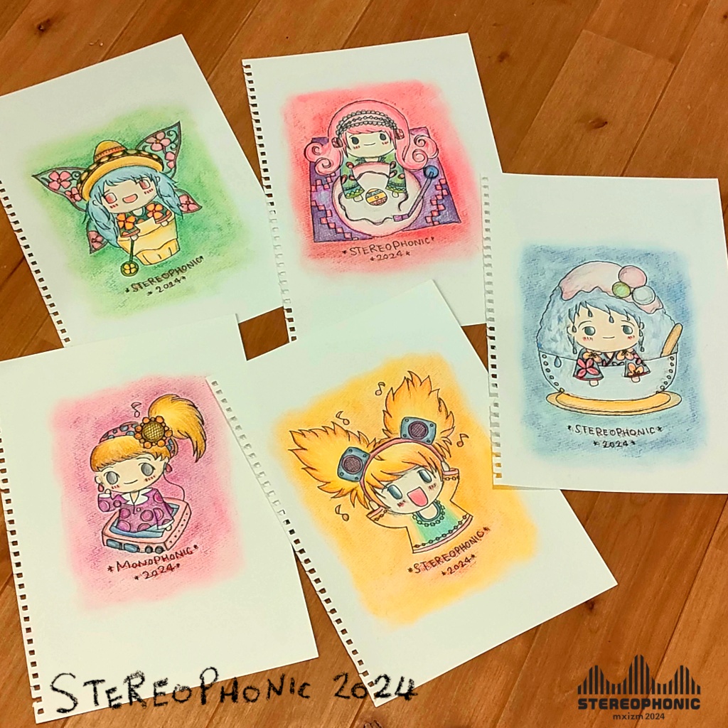 mxizm STEREOPHONIC2024 フェスTシャツ Design by エス。。