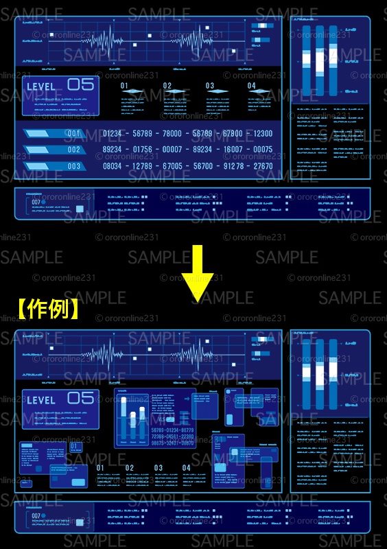モニター画面素材_No,02