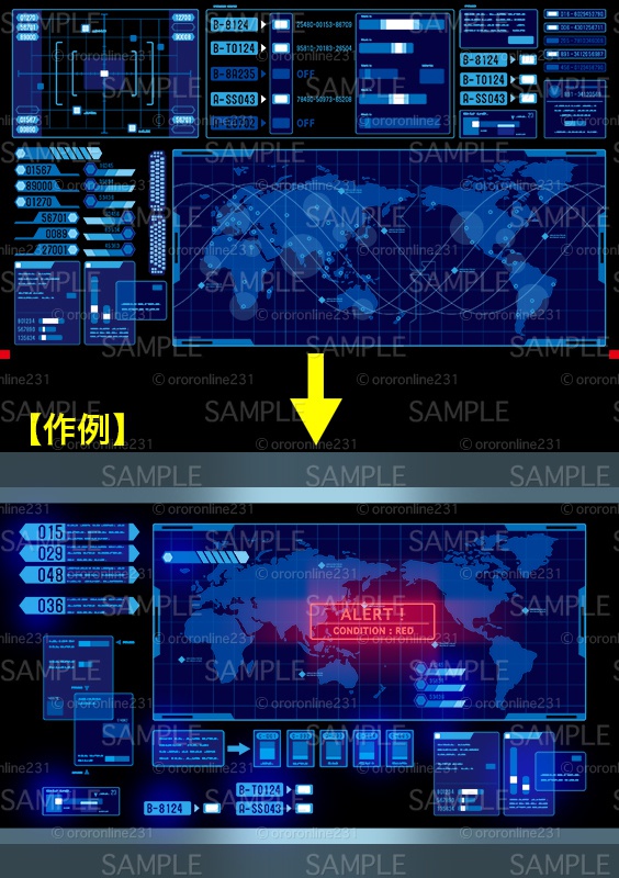 モニター画面素材_No,03
