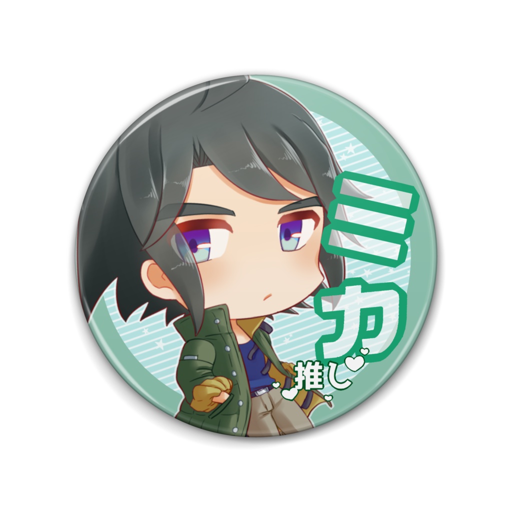 推し缶バッジ 三日月