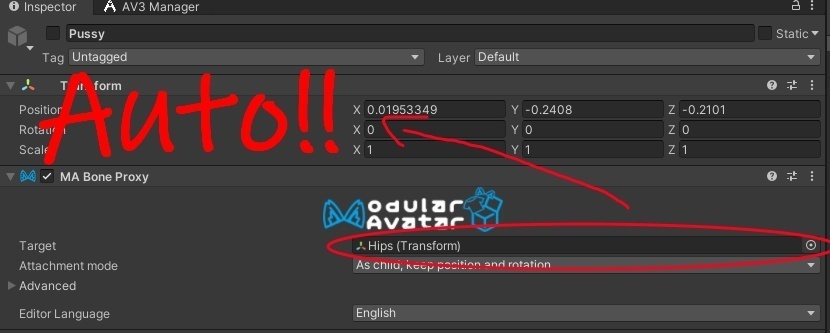 【All Avatar対応】Quick settings_DPS 【MA】