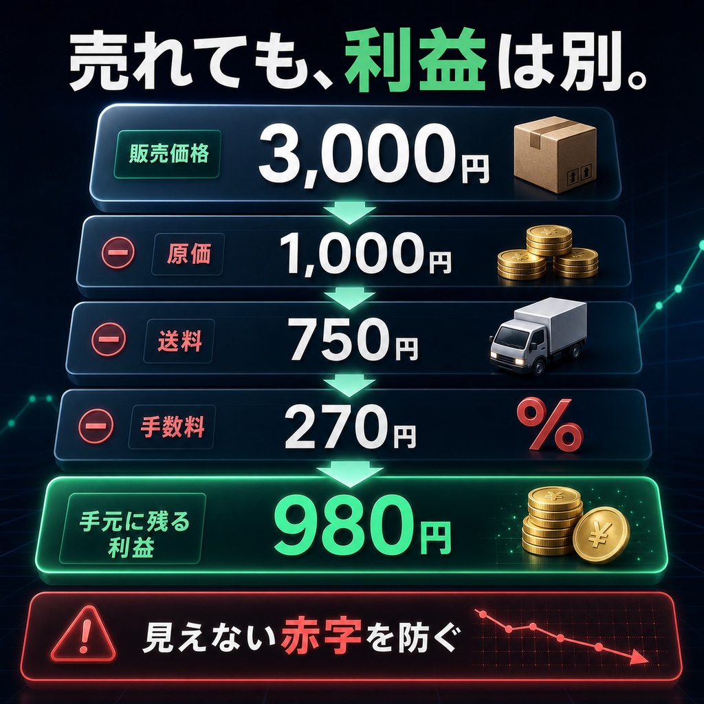 【無料】フリマ赤字チェッカー|利益・利益率・赤字ラインを10秒診断