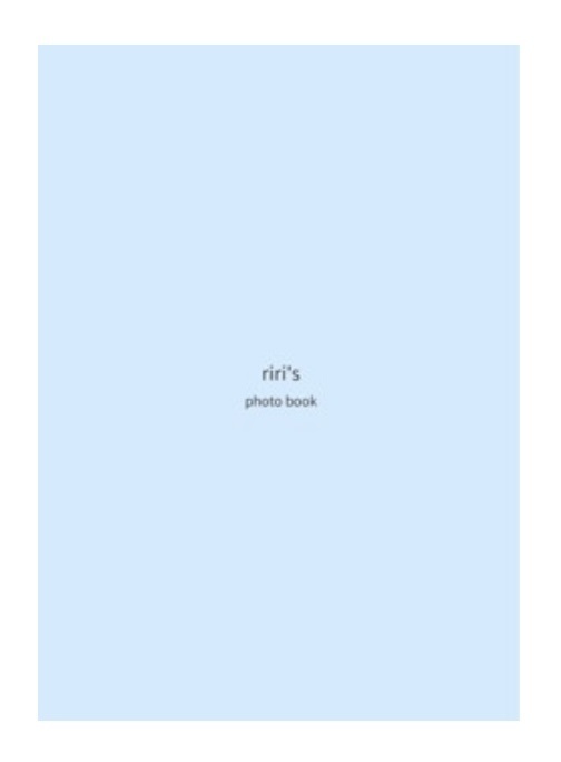 riri's photo book No.1