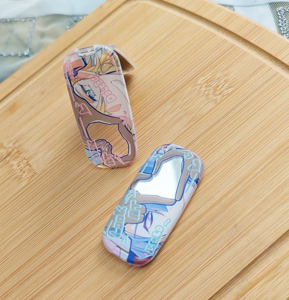 ミラー付きスマホスタンド
