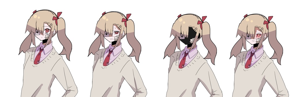 【TRPG向け立ち絵】素材・0【少女】