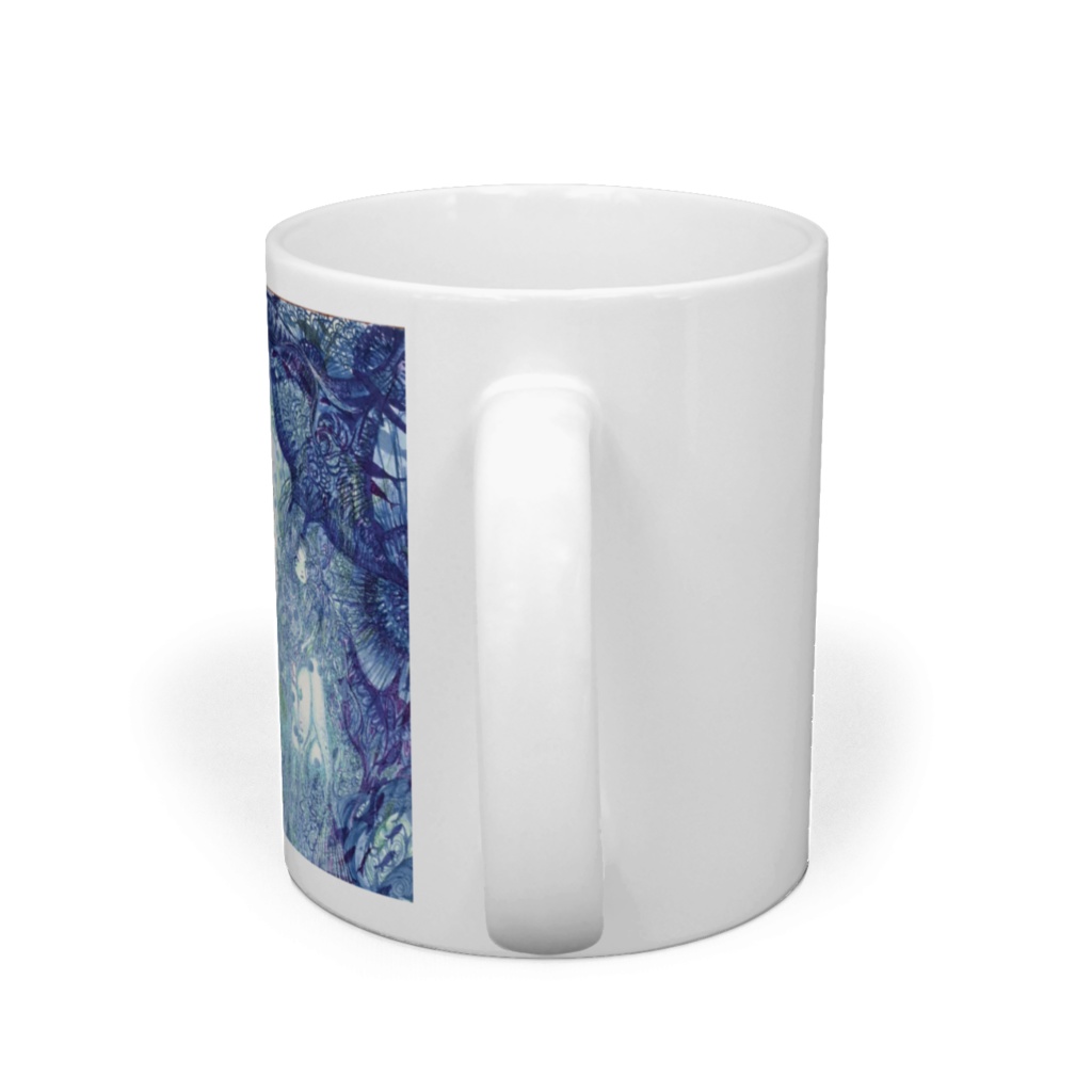 幻想的な人魚姫のコップ