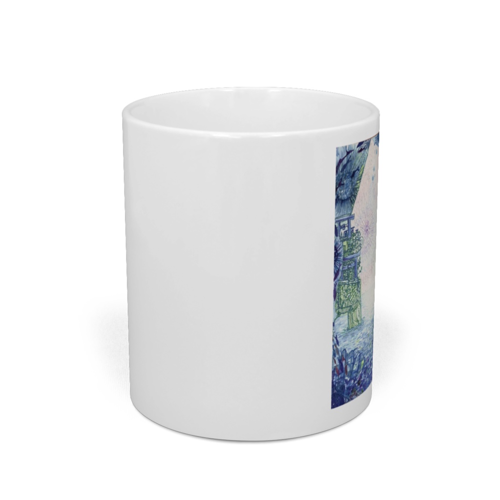 幻想的な人魚姫のコップ