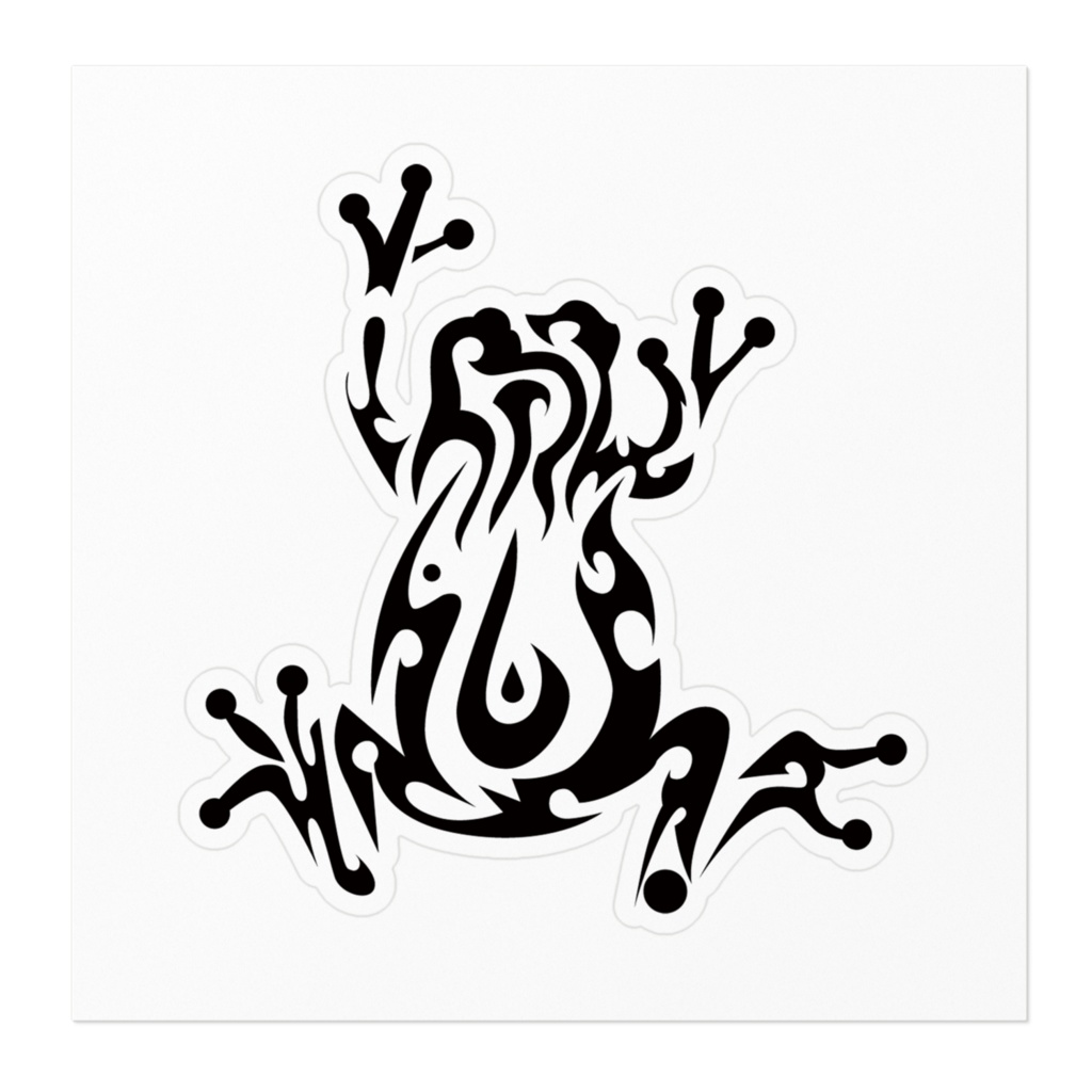 ステッカー(カエル)