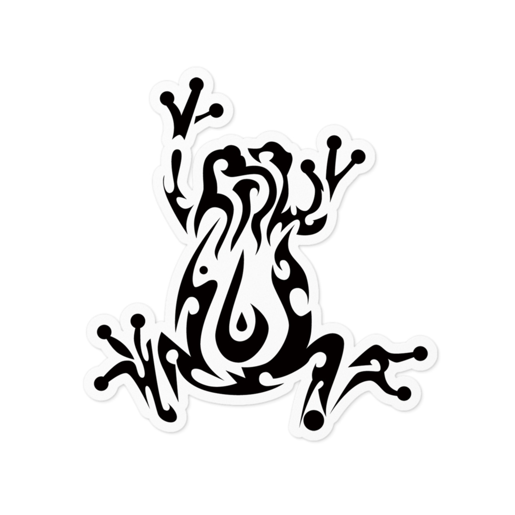 ステッカー(カエル)