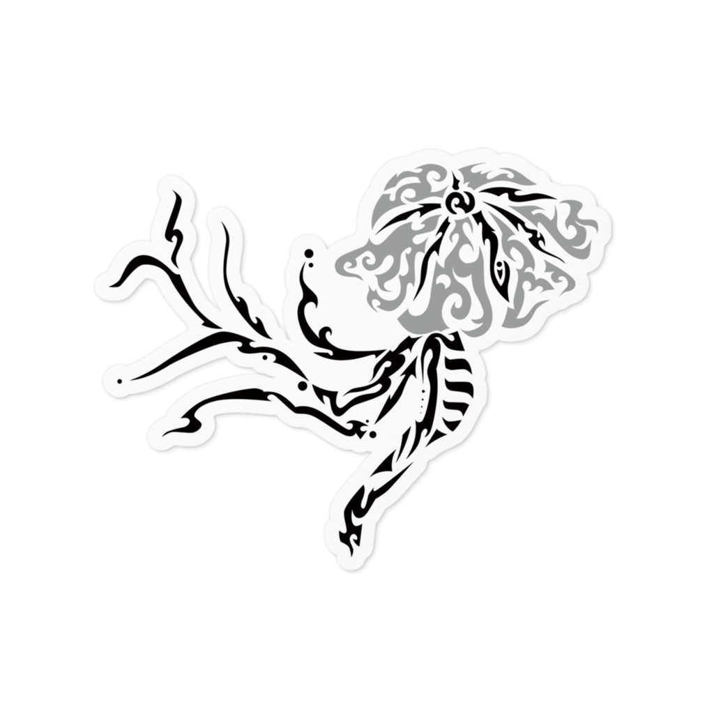 ステッカー（クラゲ）