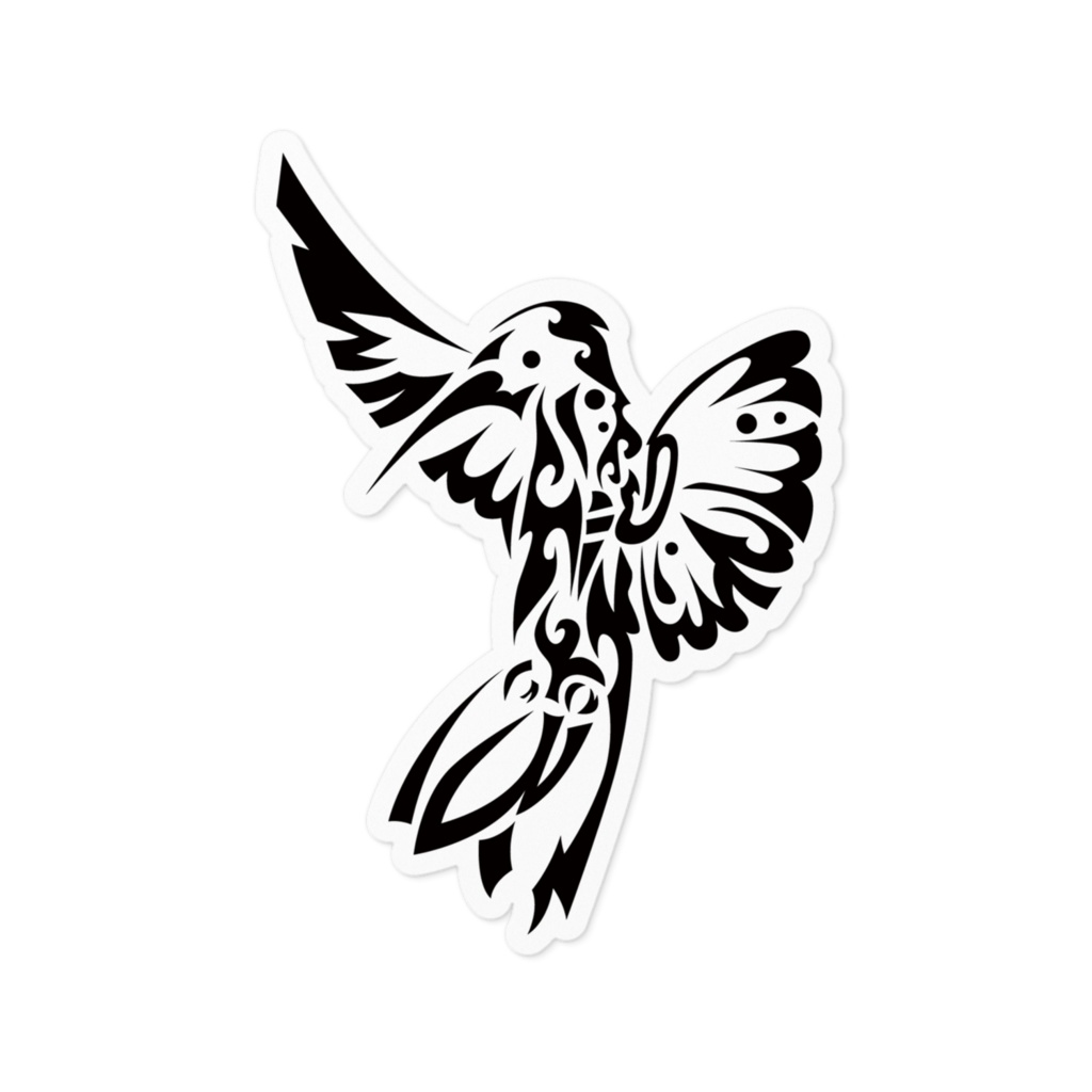 ステッカー（ハチドリ）