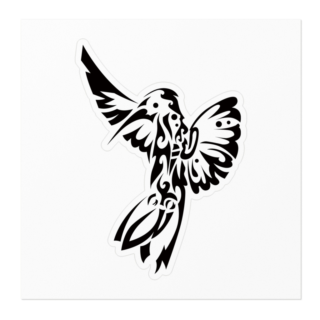 ステッカー(ハチドリ)