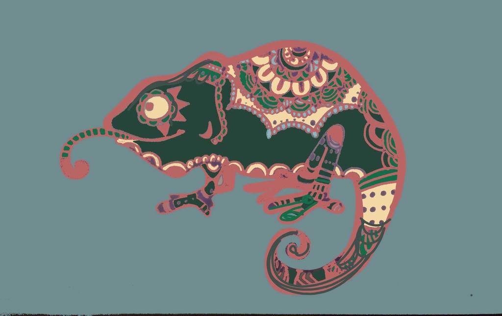 カメレオンサコッシュ