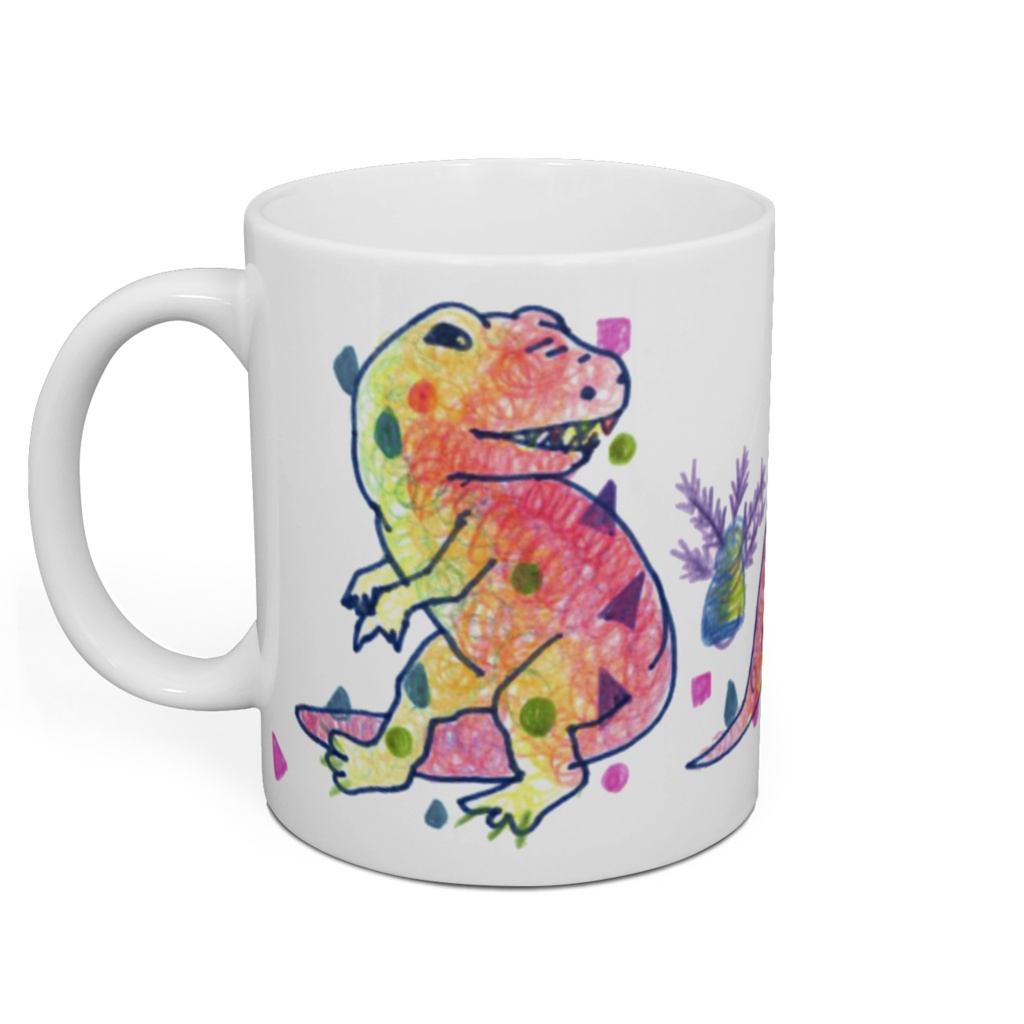 恐竜のマグカップ