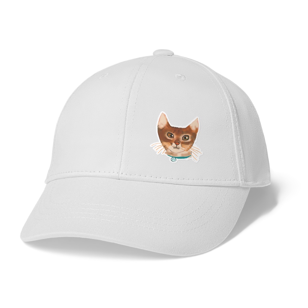 鈴猫のキャップ（ホワイト）