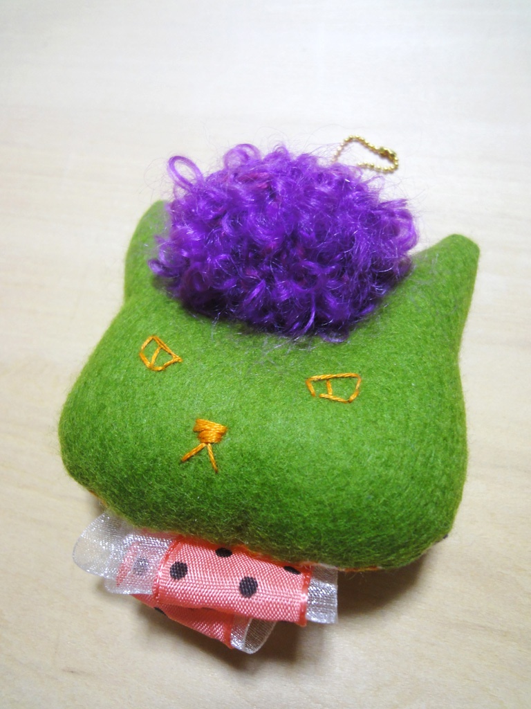 ツッパリネコ（先輩）キーチェーン