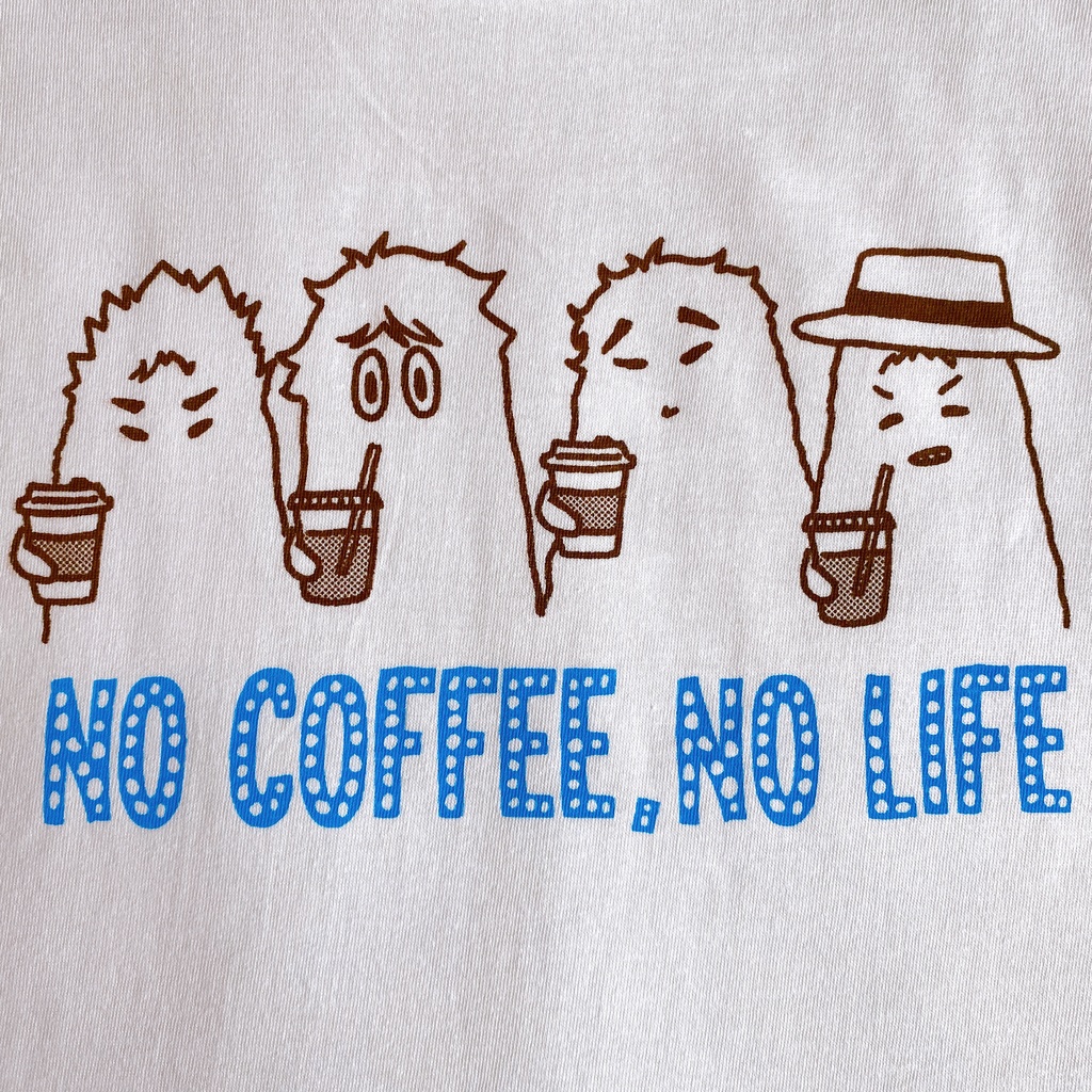 へんないきものCOFFEE Tシャツ ホワイト