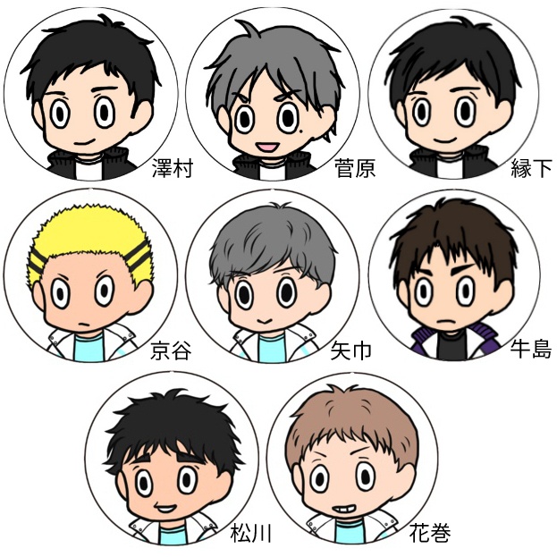 缶バッジ<ハト顔>