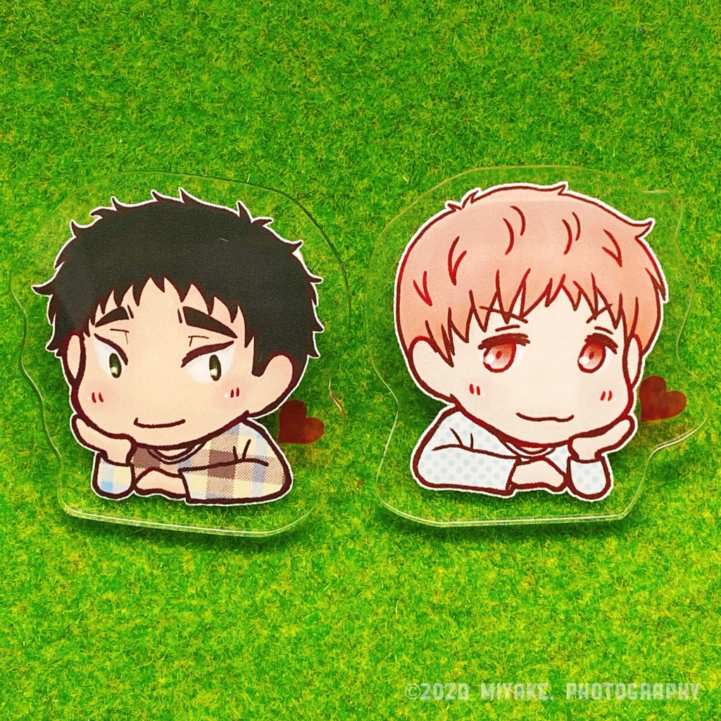 松川&花巻★アクリルバッジ