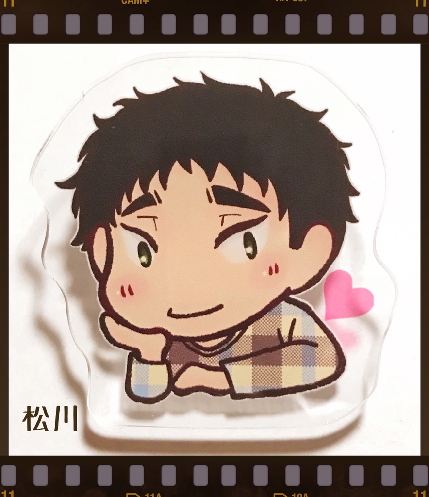 松川&花巻★アクリルバッジ