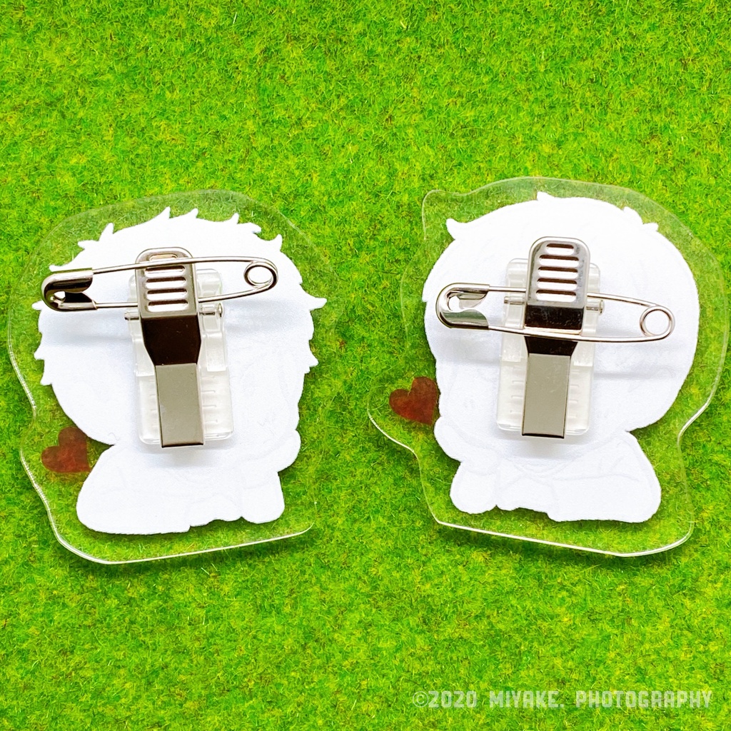 松川&花巻★アクリルバッジ