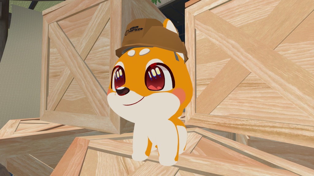 ワンコインマーケット工事中ヘルメット