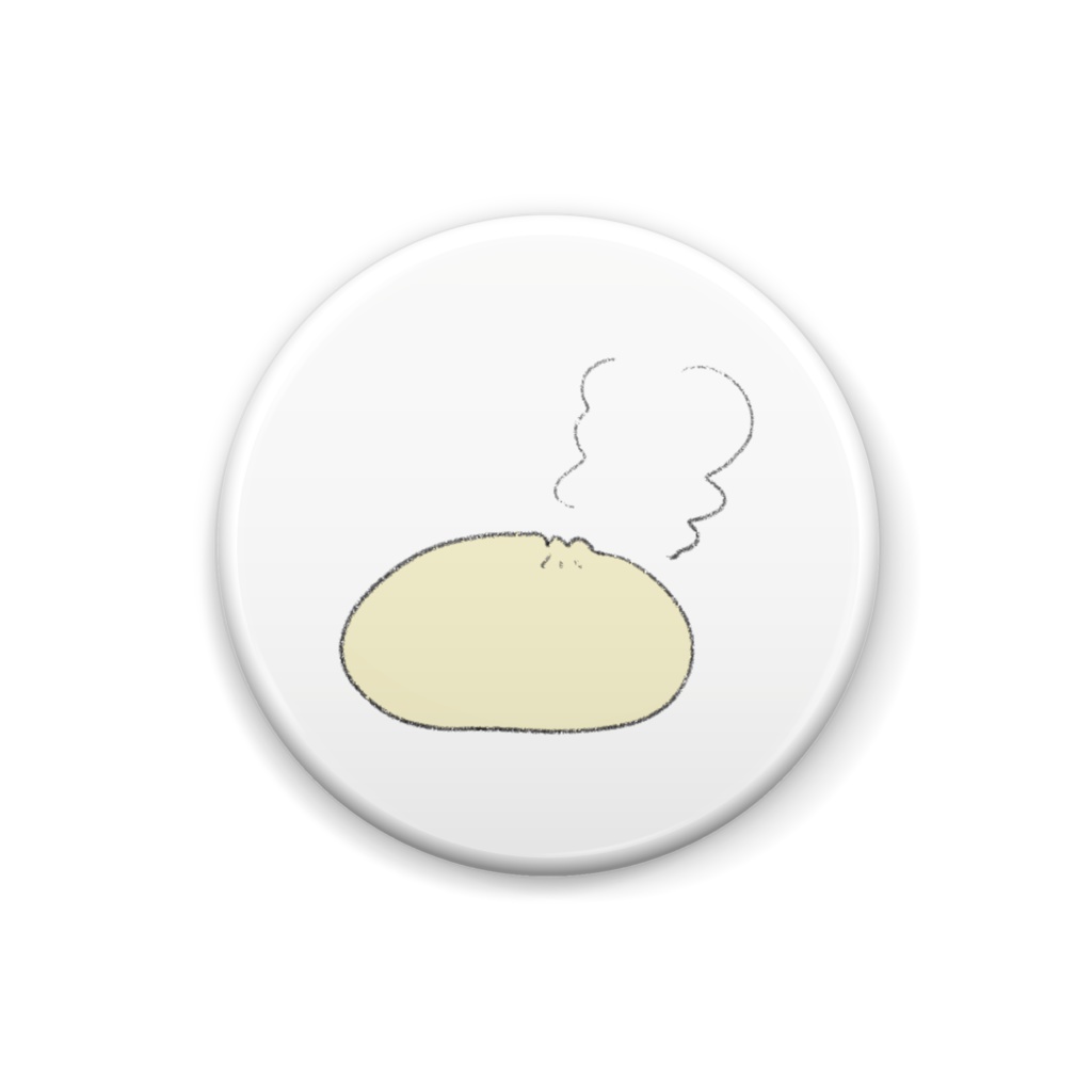 肉まんのバッジ