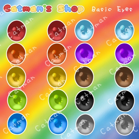 [VRoid] Catman's Basic Eyes